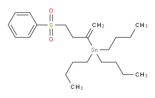 tributyl(4-(phenylsulfonyl)but-1-en-2-yl)stannane