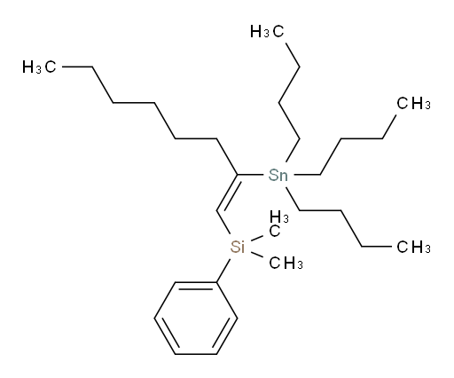 (Z)-dimethyl(phenyl)(2-(tributylstannyl)oct-1-en-1-yl)silane