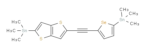 trimethyl(5-((5-(trimethylstannyl)selenophen-2-yl)ethynyl)thieno[3,2-b]thiophen-2-yl)stannane