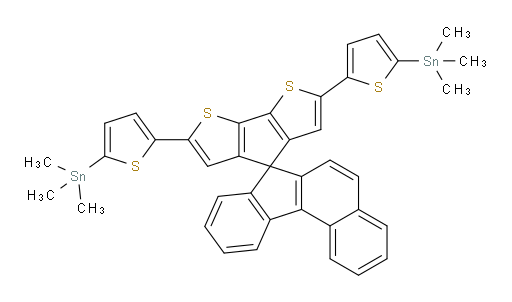 2',6'-bis(5-(trimethylstannyl)thiophen-2-yl)spiro[benzo[c]fluorene-7,4'-cyclopenta[1,2-b:5,4-b']dithiophene]