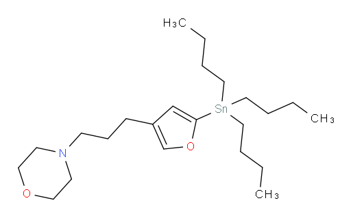 4-(3-(5-(tributylstannyl)furan-3-yl)propyl)morpholine