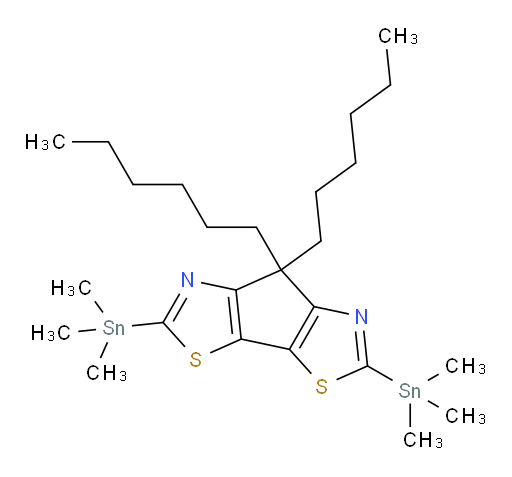 7,7-dihexyl-2,5-bis(trimethylstannyl)-7H-cyclopenta[1,2-d:4,3-d']bis(thiazole)