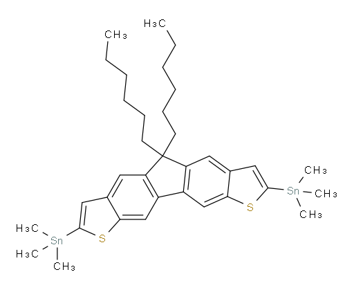 (5,5-dihexyl-5H-fluoreno[3,2-b:6,7-b']dithiophene-2,8-diyl)bis(trimethylstannane)