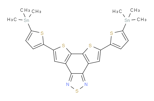 5,8-bis(5-(trimethylstannyl)thiophen-2-yl)dithieno[3',2':3,4;2'',3'':5,6]benzo[1,2-c][1,2,5]thiadiazole