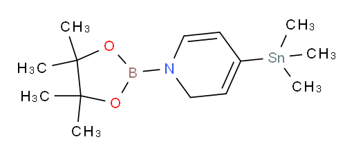 1-(4,4,5,5-tetramethyl-1,3,2-dioxaborolan-2-yl)-4-(trimethylstannyl)-1,2-dihydropyridine