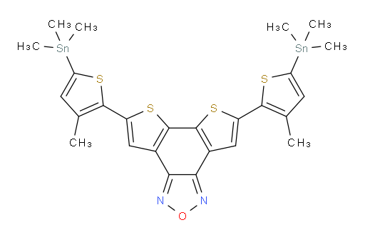 5,8-bis(3-methyl-5-(trimethylstannyl)thiophen-2-yl)dithieno[3',2':3,4;2'',3'':5,6]benzo[1,2-c][1,2,5]oxadiazole