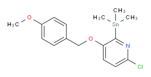 6-chloro-3-((4-methoxybenzyl)oxy)-2-(trimethylstannyl)pyridine