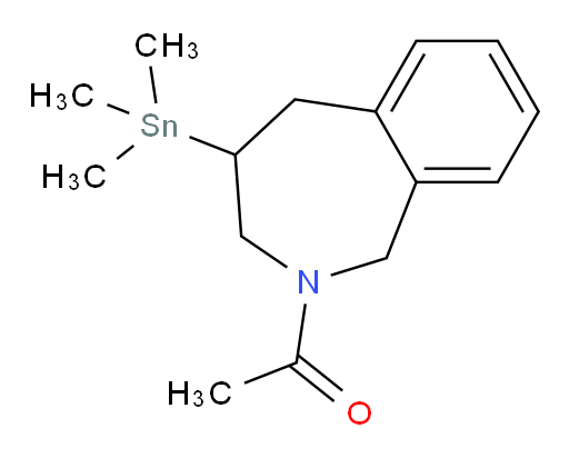 1-(4-(trimethylstannyl)-4,5-dihydro-1H-benzo[c]azepin-2(3H)-yl)ethanone
