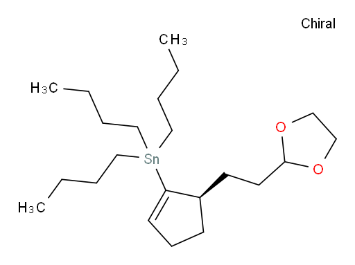 (R)-(5-(2-(1,3-dioxolan-2-yl)ethyl)cyclopent-1-en-1-yl)tributylstannane