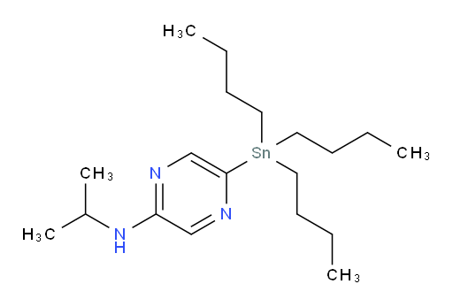 N-isopropyl-5-(tributylstannyl)pyrazin-2-amine