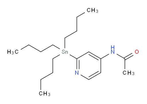N-(2-(tributylstannyl)pyridin-4-yl)acetamide
