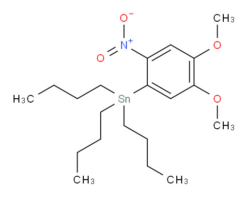 tributyl(4,5-dimethoxy-2-nitrophenyl)stannane
