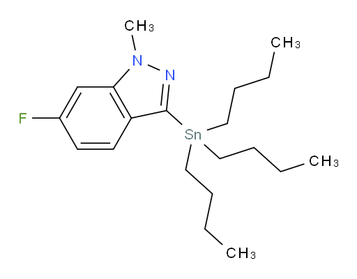 6-fluoro-1-methyl-3-(tributylstannyl)-1H-indazole