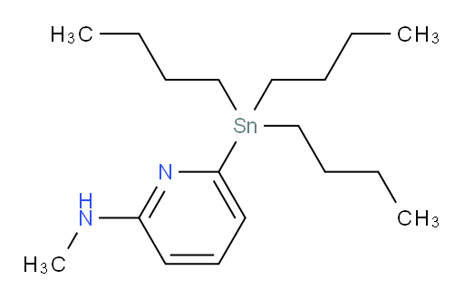 N-methyl-6-(tributylstannyl)pyridin-2-amine