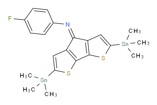 N-(2,6-bis(trimethylstannyl)-4H-cyclopenta[1,2-b:5,4-b']dithiophen-4-ylidene)-4-fluoroaniline