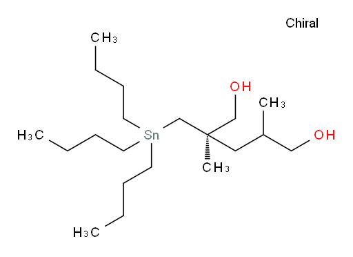 (2R)-2,4-dimethyl-2-((tributylstannyl)methyl)pentane-1,5-diol