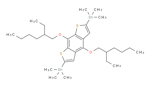 (4,8-bis((2-ethylhexyl)oxy)benzo[1,2-b:5,4-b']dithiophene-2,6-diyl)bis(trimethylstannane)