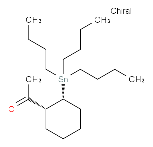 1-((1R,2R)-2-(三丁基锡基)环己基)乙酮