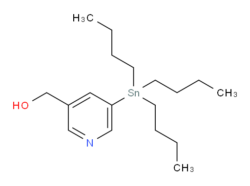 (5-(tributylstannyl)pyridin-3-yl)methanol