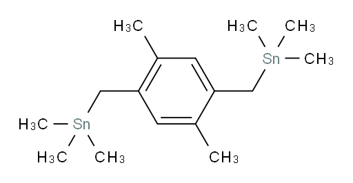 ((2,5-dimethyl-1,4-phenylene)bis(methylene))bis(trimethylstannane)