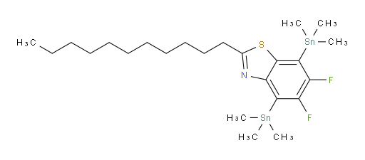 5,6-difluoro-4,7-bis(trimethylstannyl)-2-undecylbenzo[d]thiazole