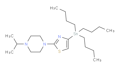2-(4-isopropylpiperazin-1-yl)-4-(tributylstannyl)thiazole