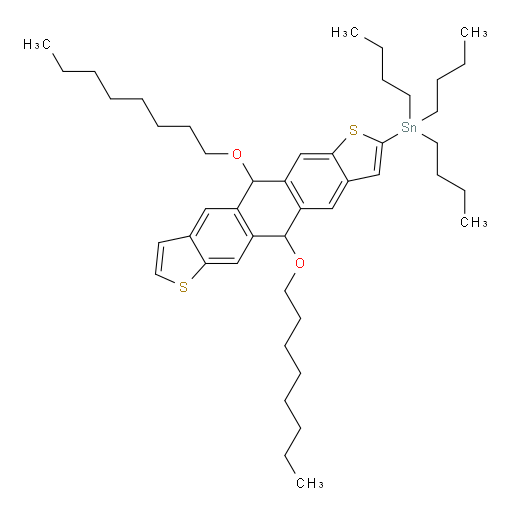 (5,11-bis(octyloxy)-5,11-dihydroanthra[2,3-b:6,7-b']dithiophen-2-yl)tributylstannane