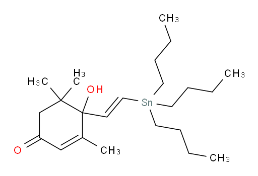 (E)-4-hydroxy-3,5,5-trimethyl-4-(2-(tributylstannyl)vinyl)cyclohex-2-enone