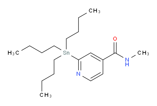N-methyl-2-(tributylstannyl)isonicotinamide