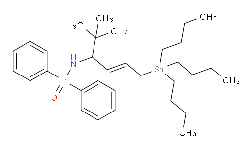 (E)-N-(2,2-dimethyl-6-(tributylstannyl)hex-4-en-3-yl)-P,P-diphenylphosphinic amide