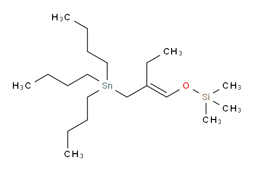 (E)-trimethyl((2-((tributylstannyl)methyl)but-1-en-1-yl)oxy)silane