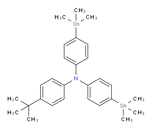 4-(tert-butyl)-N,N-bis(4-(trimethylstannyl)phenyl)aniline