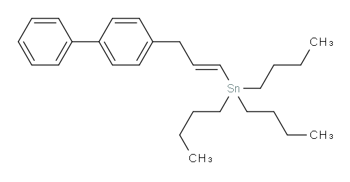 (E)-(3-([1,1'-biphenyl]-4-yl)prop-1-en-1-yl)tributylstannane