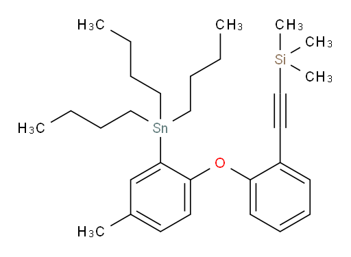 trimethyl((2-(4-methyl-2-(tributylstannyl)phenoxy)phenyl)ethynyl)silane