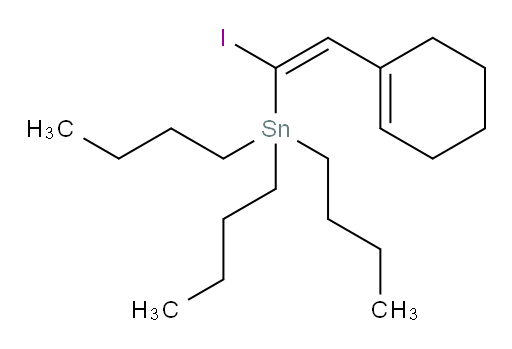 (E)-tributyl(2-(cyclohex-1-en-1-yl)-1-iodovinyl)stannane