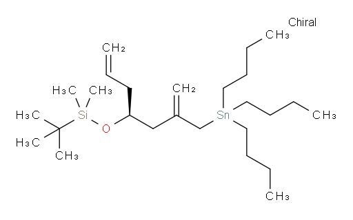 (S)-tert-butyldimethyl((2-((tributylstannyl)methyl)hepta-1,6-dien-4-yl)oxy)silane