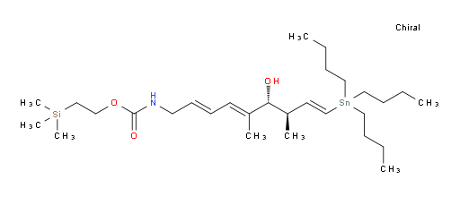2-(trimethylsilyl)ethyl ((2E,4E,6R,7R,8E)-6-hydroxy-5,7-dimethyl-9-(tributylstannyl)nona-2,4,8-trien-1-yl)carbamate