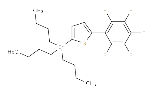 tributyl(5-(perfluorophenyl)thiophen-2-yl)stannane
