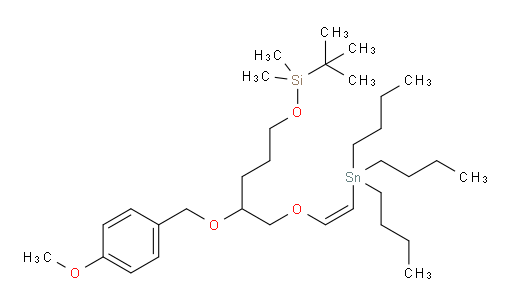 (Z)-13,13-dibutyl-8-((4-methoxybenzyl)oxy)-2,2,3,3-tetramethyl-4,10-dioxa-3-sila-13-stannaheptadec-11-ene