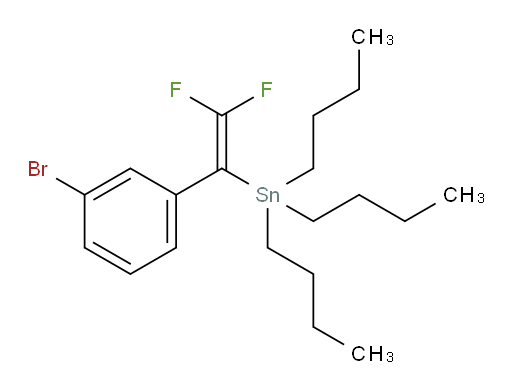 (1-(3-溴苯基)-2,2-二氟乙烯基)三丁基锡烷
