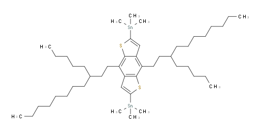 (4,8-双(3-戊基十一烷基)苯并[1,2-b:4,5-b']二噻吩-2,6-二基)双(三甲基锡烷)