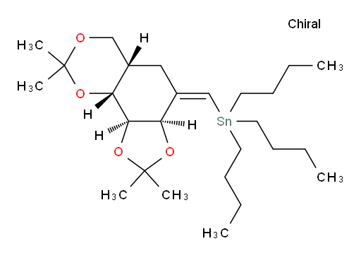 三丁基((Z)-((3aR,5aS,9aR,9bS)-2,2,8,8-四甲基二氢-3aH-[1,3]二氧杂环戊烷并[4',5':5,6]苯并[1,2-d][1,3]二噁烯-4(5H,9aH,9bH)-亚基)甲基)锡烷
