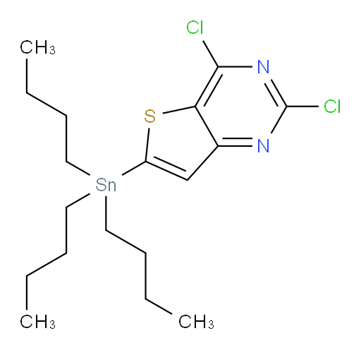 2,4-二氯-6-(三丁基锡基)噻吩并[3,2-d]嘧啶