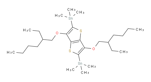 (3,6-双((2-乙基己基)氧基)噻吩并[3,2-b]噻吩-2,5-二基)双(三甲基锡烷)
