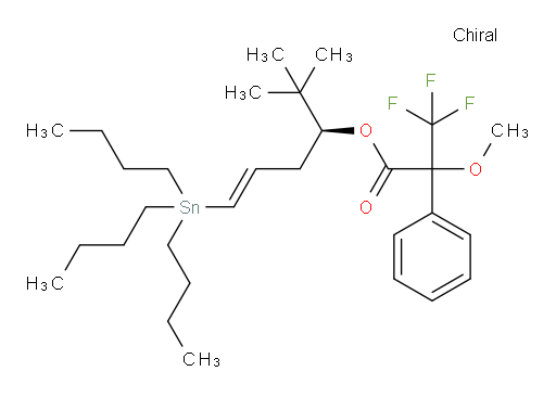 (S,E)-2,2-dimethyl-6-(tributylstannyl)hex-5-en-3-yl 3,3,3-trifluoro-2-methoxy-2-phenylpropanoate