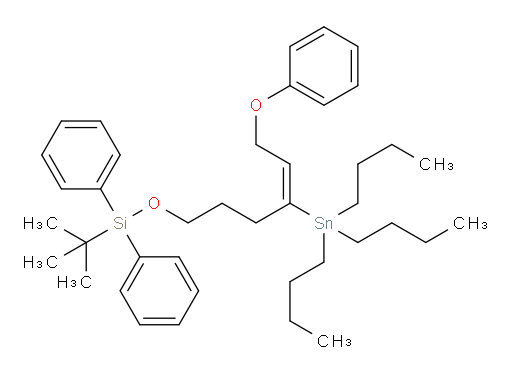 (E)-叔丁基((6-苯氧基-4-(三丁基锡基)己-4-烯-1-氧基))二苯基硅烷