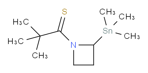 2,2-dimethyl-1-(2-(trimethylstannyl)azetidin-1-yl)propane-1-thione