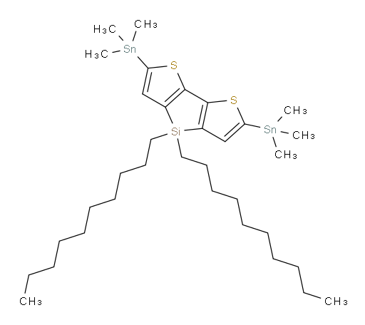 4,4-二癸基-2,6-双(三甲基锡基)-4H-silolo[3,2-b:4,5-b']二噻吩