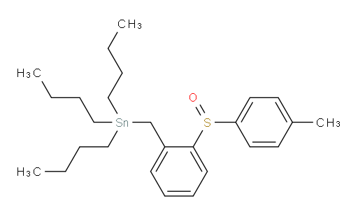 三丁基(2-(对甲苯基亚砜)苄基)锡烷