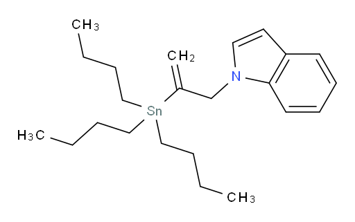 1-(2-(tributylstannyl)allyl)-1H-indole
